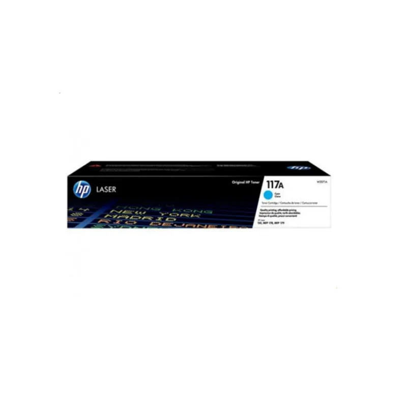 Toner Cartridge HP 117A, Cyan-800x800
